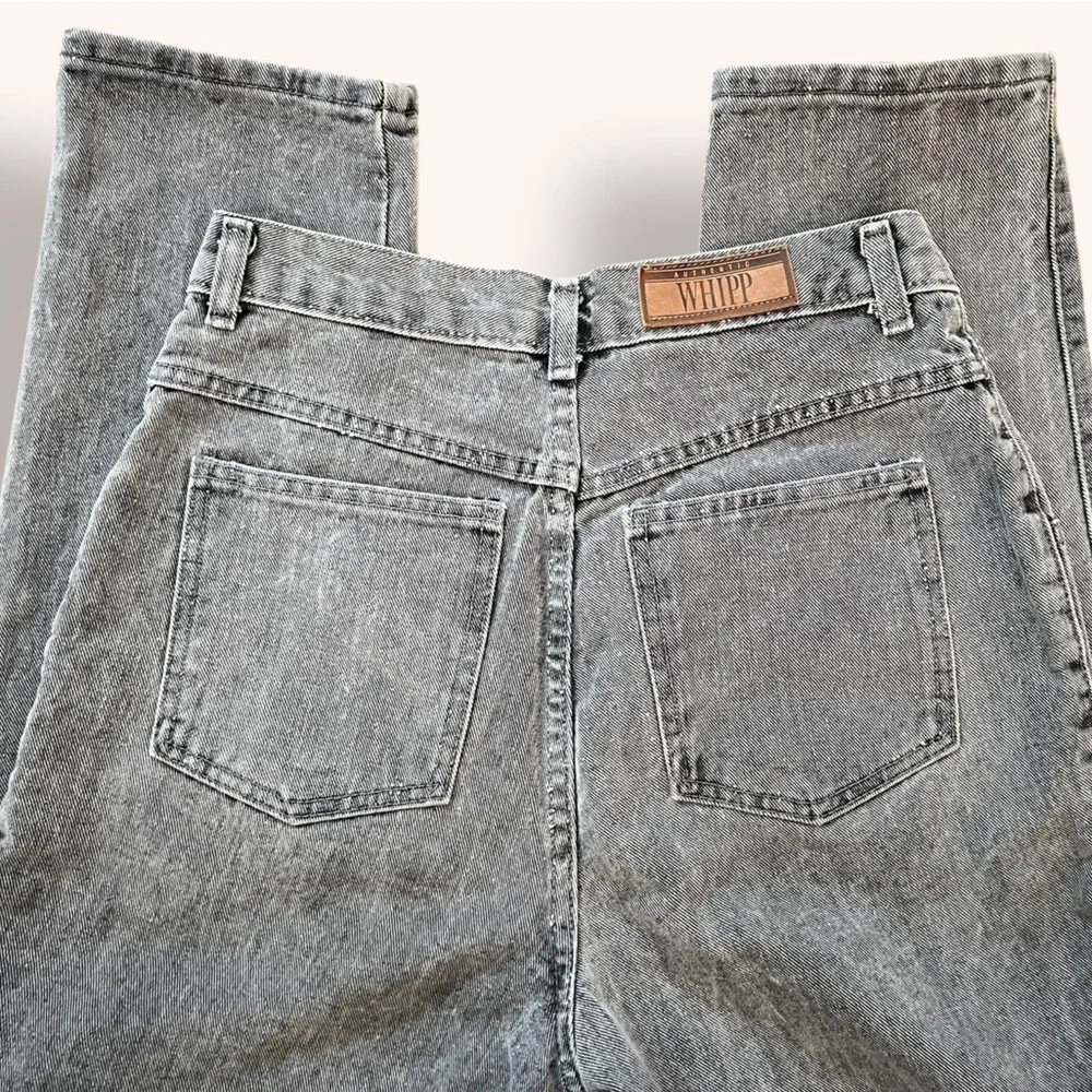 Vintage Whipp Denim, Button Fly Jean, Gray Wash
